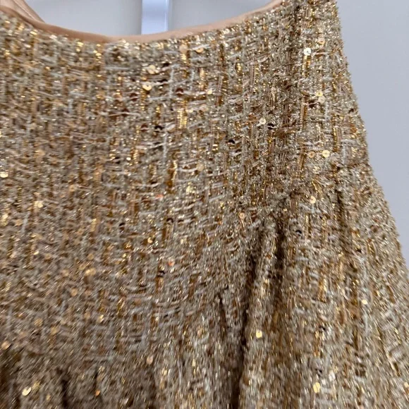 MARLO CELINA TWEED MINI SKIRT SIZE 9-10 - Picture 5 of 8